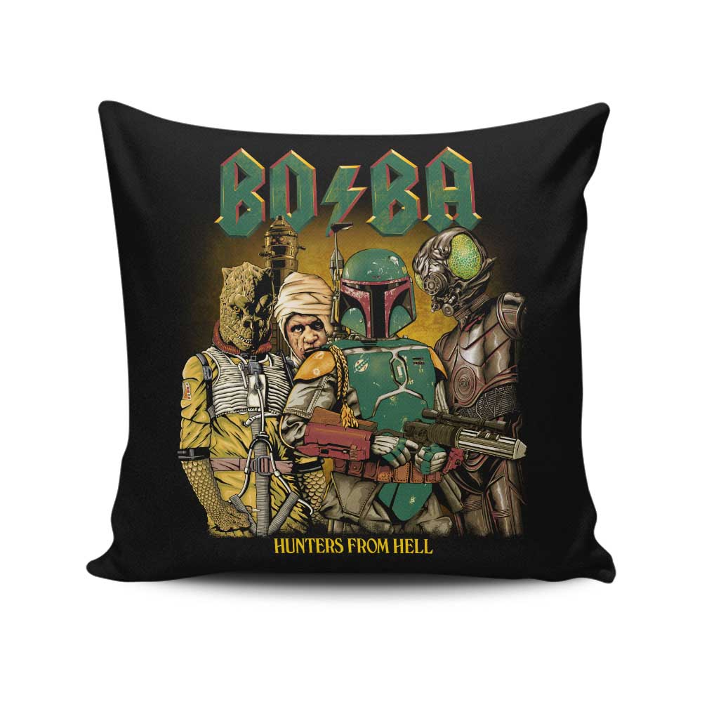Hellish Hunters - Decorative Throw Pillow by CappO
