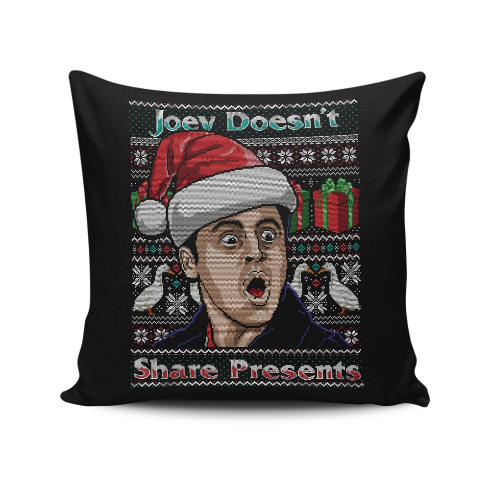 Joey's Non - Sharing Sweater Inspired Decorative Throw Pillow