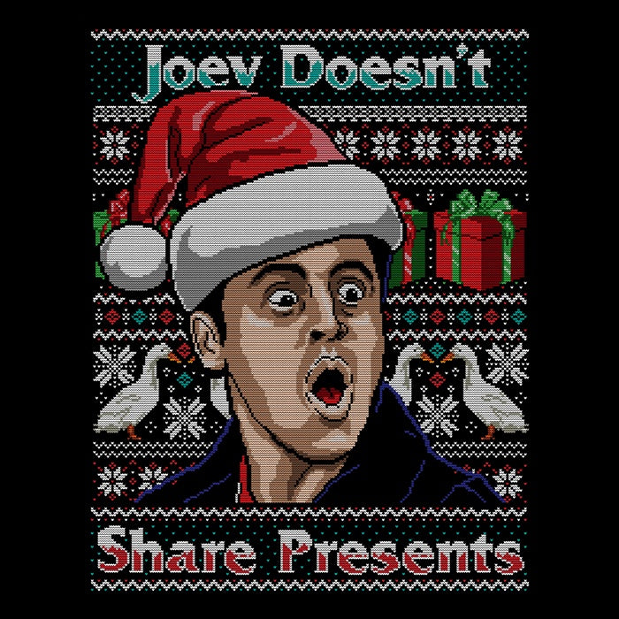 Joey's Non - Sharing Sweater Inspired Decorative Throw Pillow