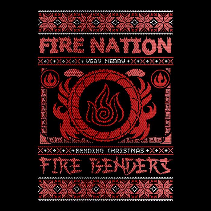 Ugly Fire Sweater Themed Decorative Throw Pillow for Home