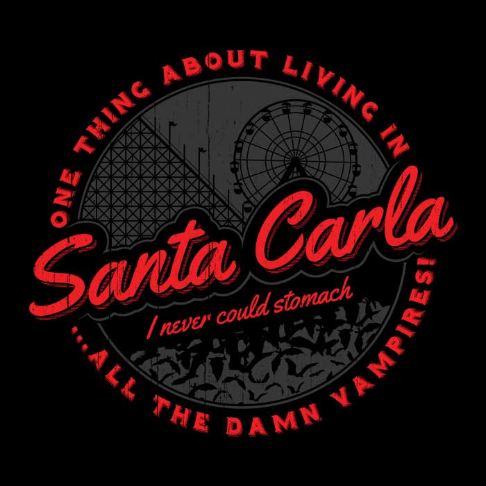 Living in Santa Carla Decorative Throw Pillow for Your Home