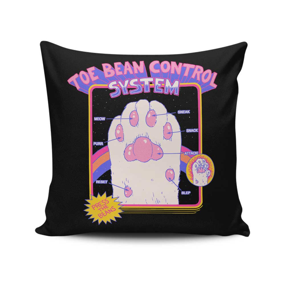 Toe Bean Control System Decorative Throw Pillow for Home Comfort