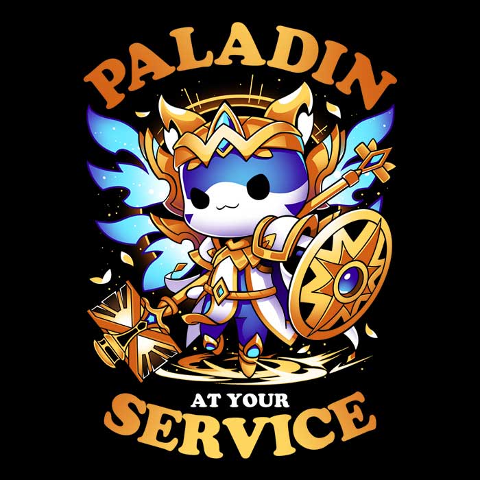 Snouleaf's Paladin at Your Service Decorative Throw Pillow for Comfort and Style