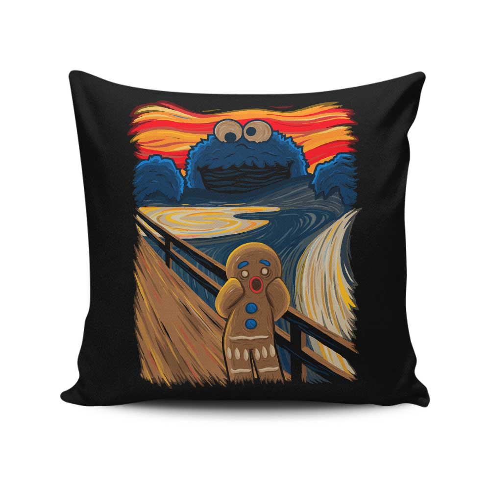Raffiti's Cookie Muncher Decorative Throw Pillow for Home Comfort