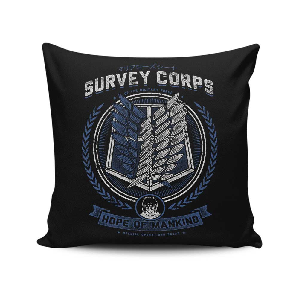 Brandon Wilhelm Art's Inspiring 'Hope of Mankind' Throw Pillow