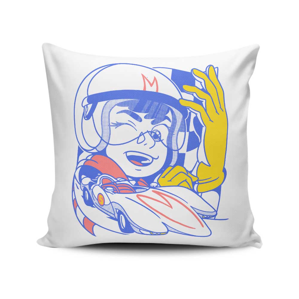 High - Speed Inspired Throw Pillow by Fitas Artwork