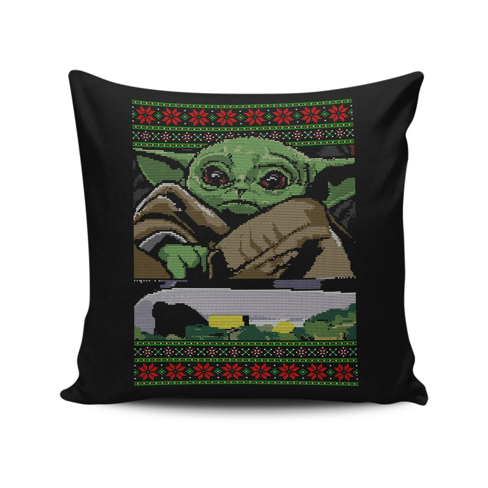 Baby Yelled at Sweater - Comfortable Throw Pillow for Cozy Spaces