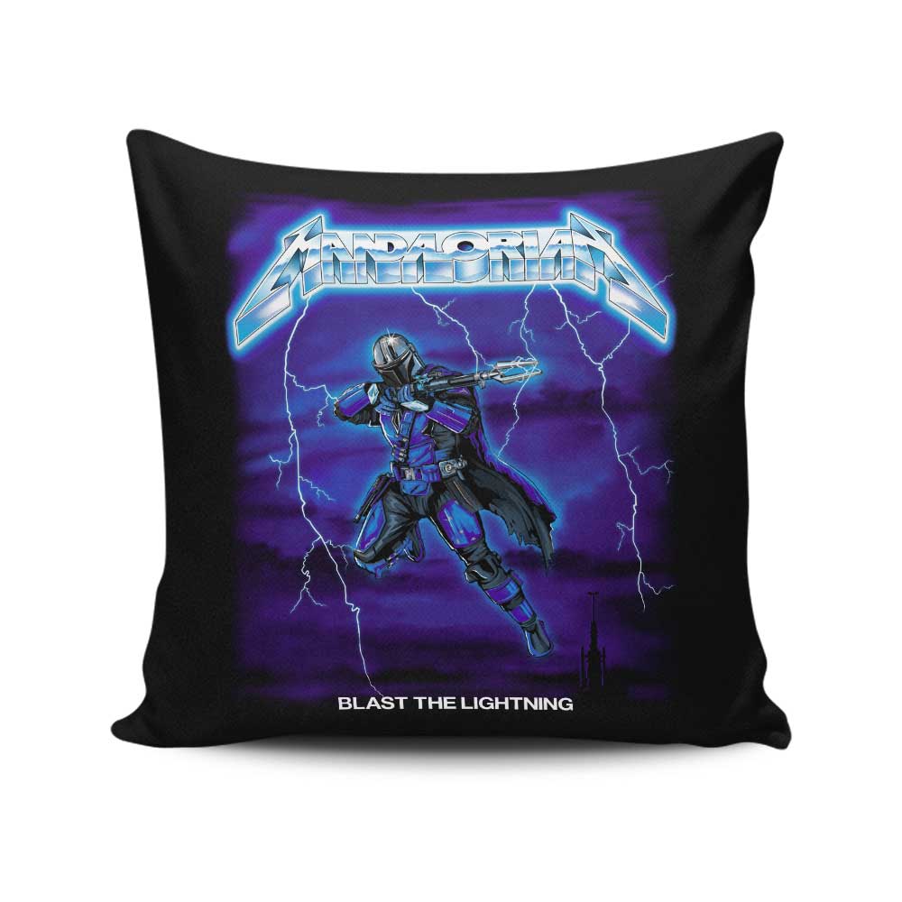 Throw Pillow - Blast the Lightning Design by CappO