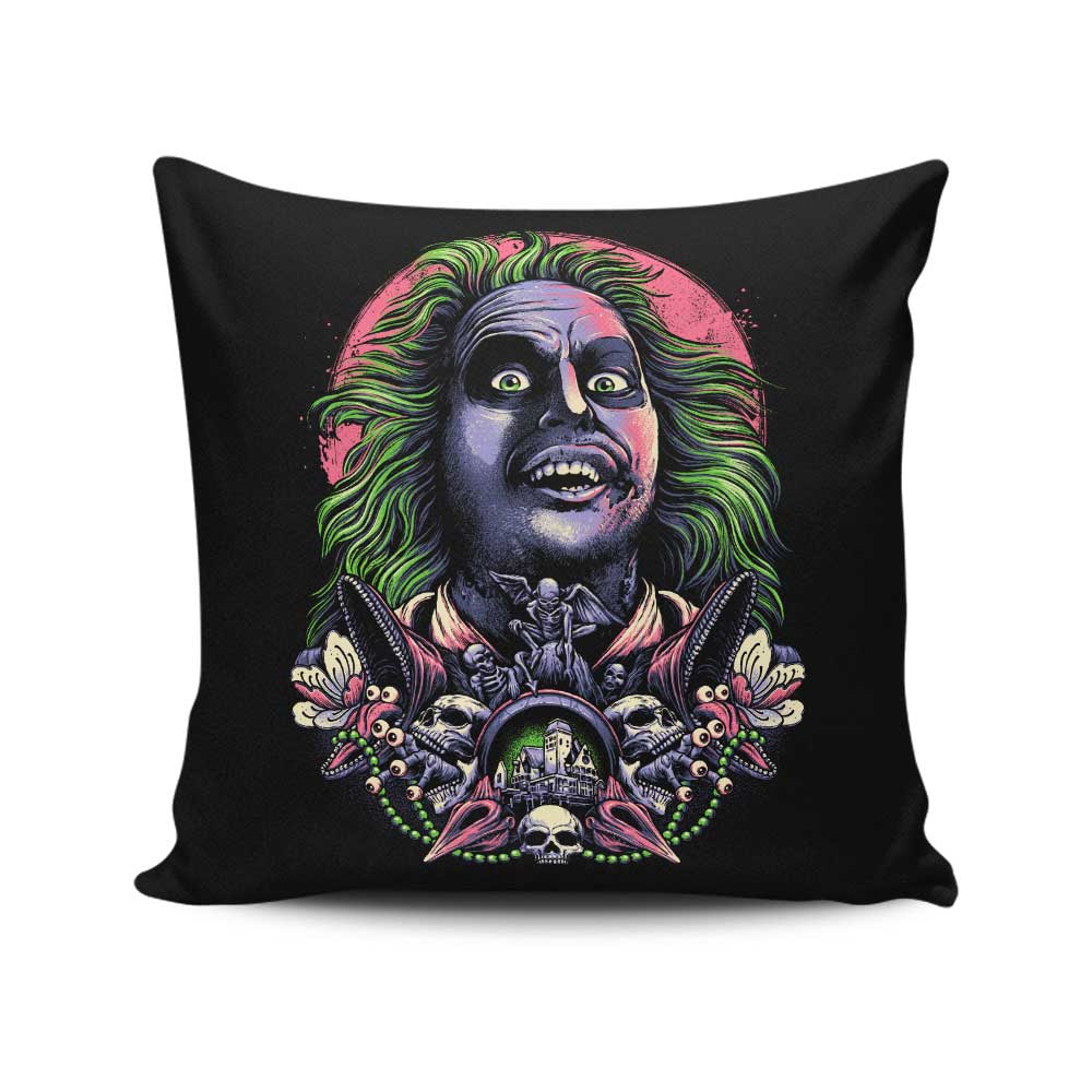 Glitchygorilla's 'It's Showtime' Hand - Sewn Spun Polyester Throw Pillow