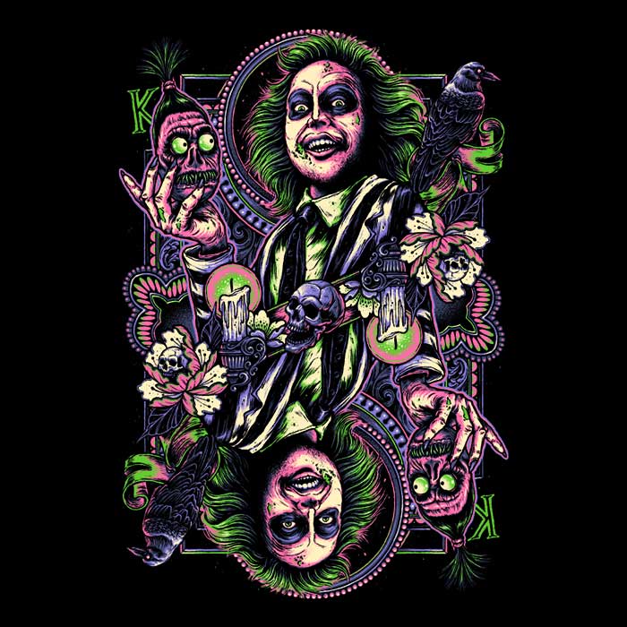 Glitchygorilla's Enchanting Suit of Trickery Throw Pillow